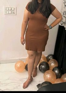 Short Brown 🤎 Dress