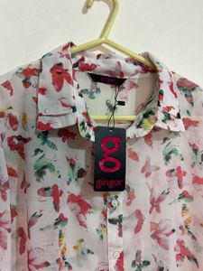 Floral Print Casual Shirt