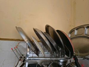 Kitchen Utensil Rack with Cookware