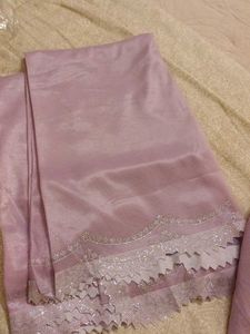 Mauve Saree With Blouse