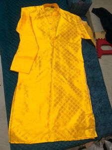 Yellow Ethnic Kurta