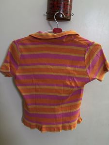 Striped Crop Top