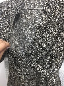 Beautiful Black And Cream Formal Top