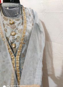 Beautiful Shrug Pattern Gown