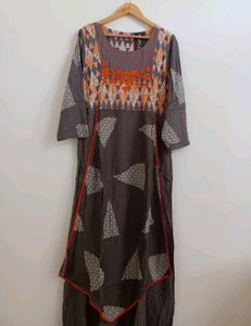 Thread Work Embroidery Kurta