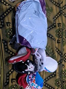 6 Pair Combo Cute Baby Booties