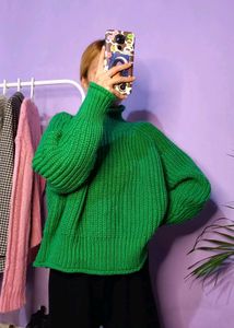 High Neck Knitted Sweater