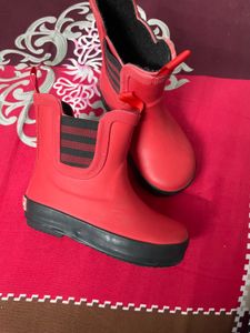 Red Chelsea Boots