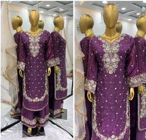 New Party Wear Silk Suit