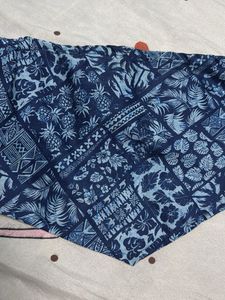 Blue Pattern Bikini Bottom