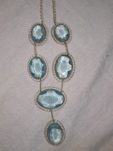 Blue Neclace With Ring
