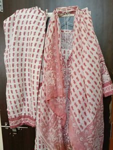 Floral Print Cotton 3-Piece Set