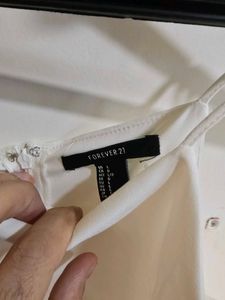 White Layered Jumpsuit