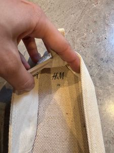 H&amp;M Beige Canvas Espadrilles