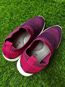 Stylish Purple Slip-On Shoes