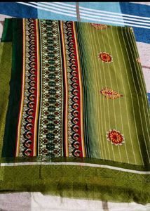 Daily Wear Sari With Unstitch Blouse