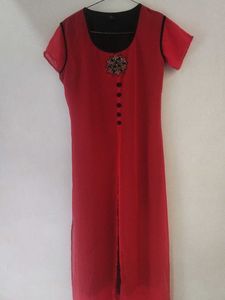 Elegant Red Dress 💗