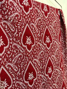 Red Paisley Print Dupatta