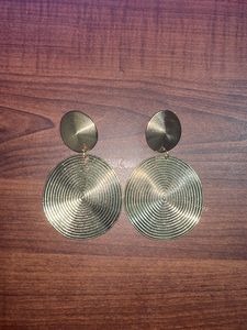H&M Golden Swirls Earrings