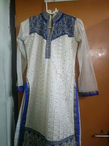 Nice Dress With Plazo Pant
