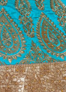 Amazing sea Green Colour beautiful Sare For You!