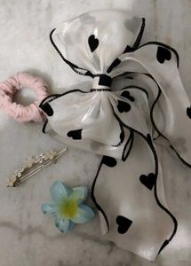 Trendy Hair Accessories Combo – Bow, Scrunchie &amp; C