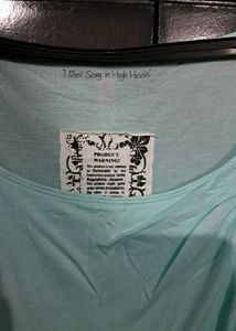 Cyan Tank Top