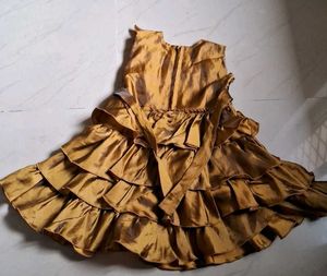 Embroidered Party Wear Frock for 2 to 3 Year Old