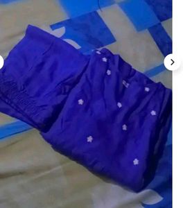 Blue Embroidered Babydoll Dress