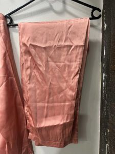 Rose Satin Night Suit