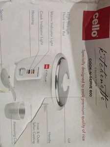 Electronic Rice Cooker Cello
