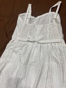 White Dress Free Size