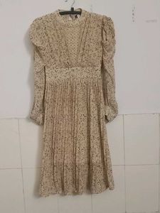 Floral Pleated Midi Dress