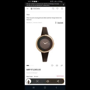 New Titan Ladies Watch