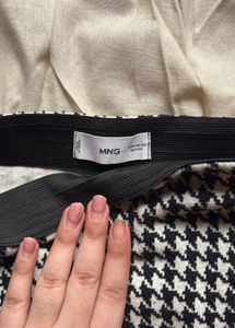 Black And White Mini Skirt
