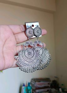 Beautiful Oxidised Earrings Partywear