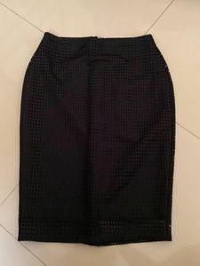 Van Heusen Black Casual Skirt