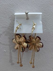 Aesthetic Flower Drop Earrings