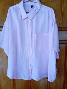 Pink Oversized Shirt