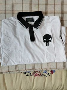 Oversized Punisher Polo T-shirt| Bronco Original