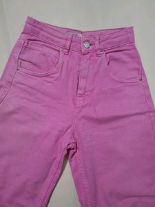 Pink Denim Jeans