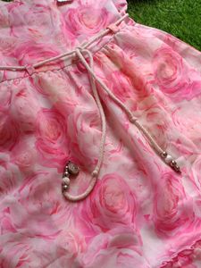 Flower Print Frocks For Girls