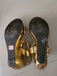 Golden Flats &amp; Sandals
