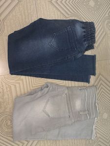 Stylish Denim Jeans - Pair For Girls