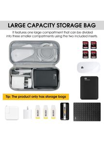 fashion Double Layer Electronic Gadget Organizer