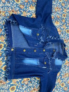 Dark blue denium jacket
