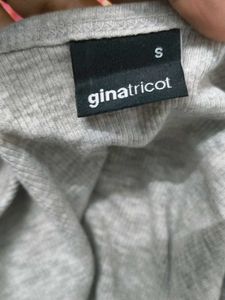 Gray Fringe Tank Top