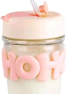 Cute Pearl Accent Glass Tumbler