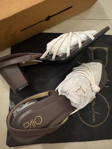 Paisoclan Brown Heeled Sandals