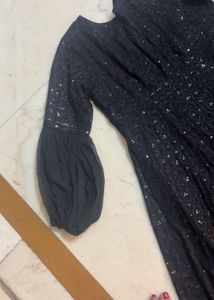 Elegant Black Ethnic Gown